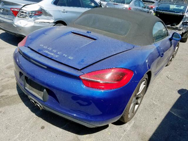 WP0CB2A85DK132088 - 2013 PORSCHE BOXSTER S BLUE photo 4