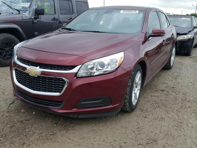 1G11C5SA7GF107206 - 2016 CHEVROLET MALIBU LIM 勃艮第红 照片 2