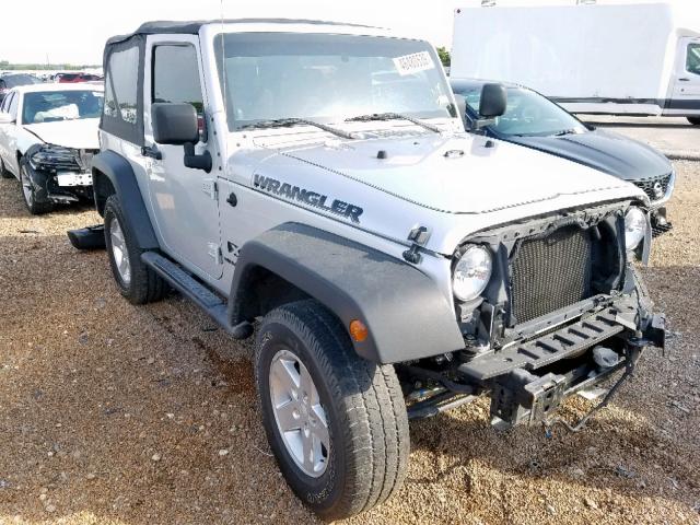 1J4FA24119L758747 - 2009 JEEP WRANGLER X SILVER photo 1