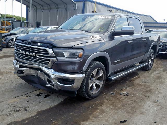 1C6SRFJTXKN647903 - 2019 RAM 1500 LARAM CHARCOAL photo 2