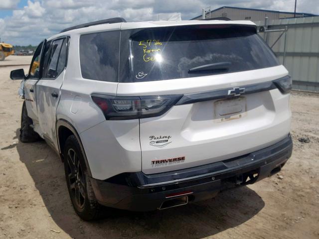 1GNERKKW5JJ160614 - 2018 CHEVROLET TRAVERSE P WHITE photo 3