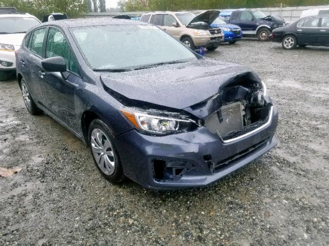 4S3GTAA60H3742441 - 2017 SUBARU IMPREZA GRAY photo 1