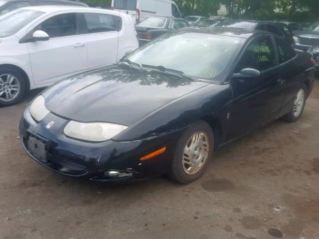 1G8ZY12701Z221850 - 2001 SATURN SC2 BLACK photo 2