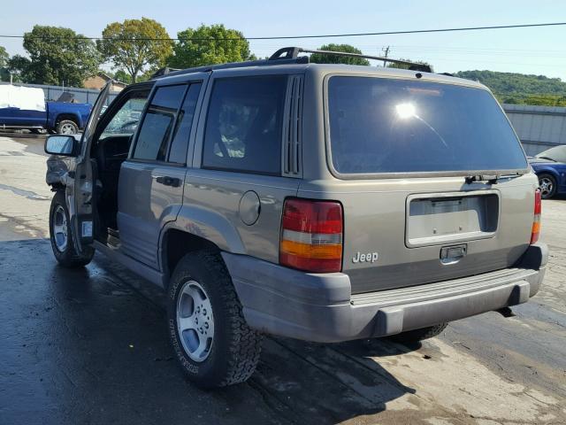 1J4EX58S9TC150528 - 1996 JEEP GRAND CHER GRAY photo 3