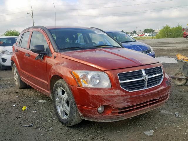 1B3HB48B87D340916 - 2007 DODGE CALIBER SX ORANGE photo 1