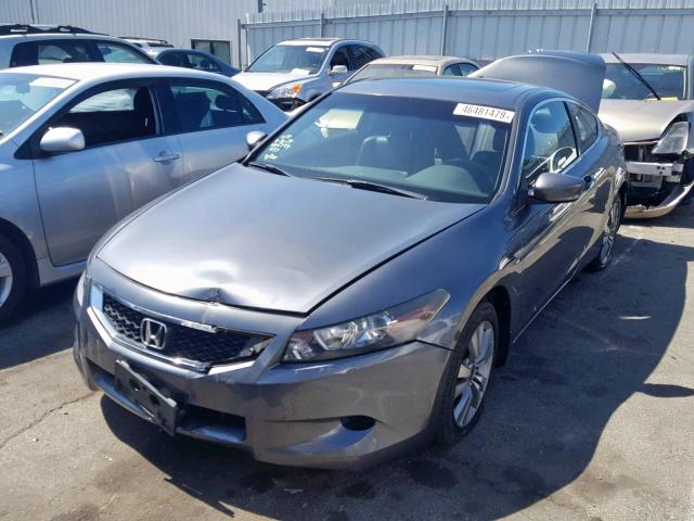 1HGCS12889A025799 - 2009 HONDA ACCORD EXL CHARCOAL photo 2