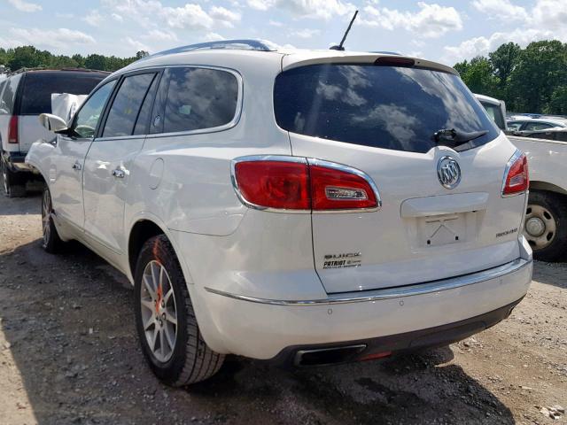 5GAKRCKDXDJ201082 - 2013 BUICK ENCLAVE WHITE photo 3