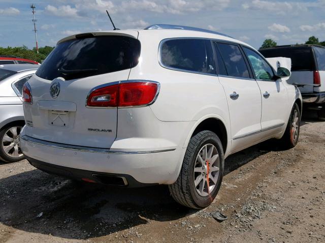 5GAKRCKDXDJ201082 - 2013 BUICK ENCLAVE WHITE photo 4