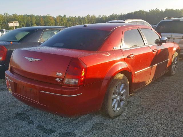 2C3KA53G27H650681 - 2007 CHRYSLER 300 TOURIN MAROON photo 4