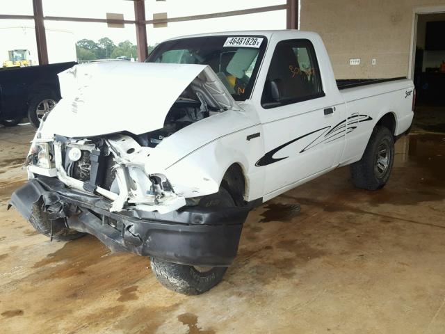 1FTYR10D44PB27512 - 2004 FORD RANGER WHITE photo 2