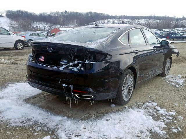 3FA6P0K90GR390423 - 2016 FORD FUSION TIT BLACK photo 4