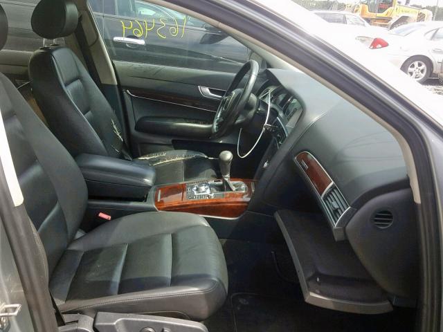 WAUDH74FX8N054385 - 2008 AUDI A6 3.2 QUA GRAY photo 5