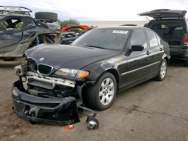 WBAEU33453PH90708 - 2003 BMW 325 XI BLACK photo 2