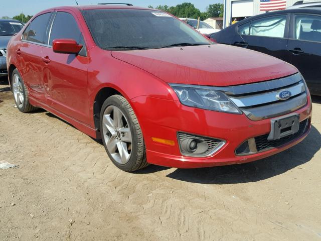 3FAHP0KC8BR124743 - 2011 FORD FUSION SPO RED photo 1