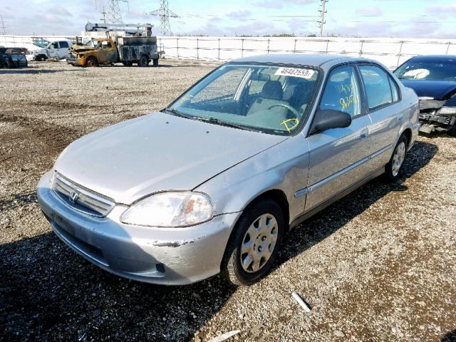 2HGEJ6611YH580034 - 2000 HONDA CIVIC BASE SILVER photo 2