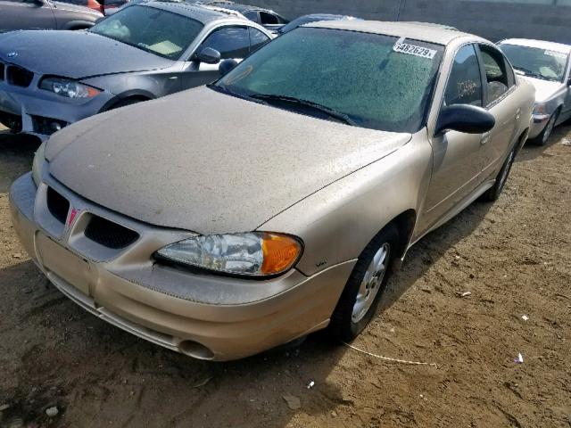 1G2NF52E73C292067 - 2003 PONTIAC GRAND AM S TAN photo 2