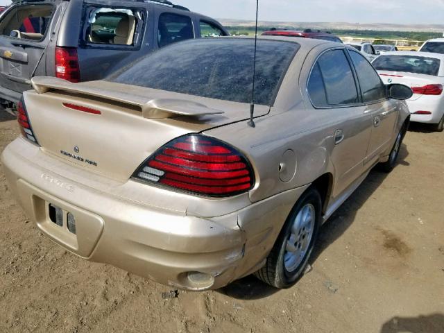 1G2NF52E73C292067 - 2003 PONTIAC GRAND AM S TAN photo 4