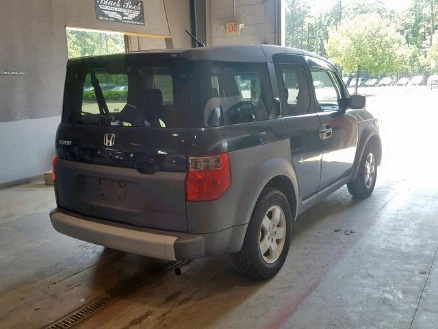 5J6YH28543L040151 - 2003 HONDA ELEMENT EX GRAY photo 4