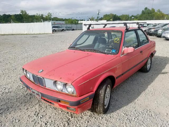 WBAAA2318MEC52718 - 1991 BMW 325 I AUTO RED photo 2