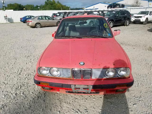 WBAAA2318MEC52718 - 1991 BMW 325 I AUTO RED photo 9