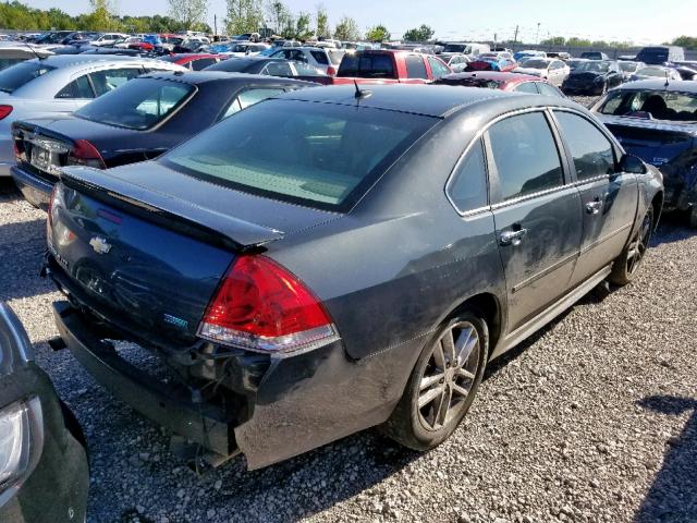 2G1WC5E34D1227924 - 2013 CHEVROLET IMPALA LTZ GRAY photo 4