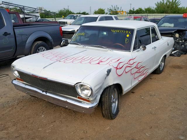 40411N182286 - 1964 CHEVROLET NOVA WHITE photo 2