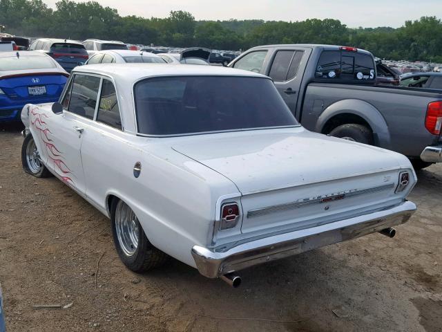 40411N182286 - 1964 CHEVROLET NOVA WHITE photo 3