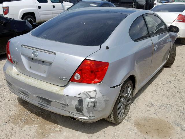 JTKDE177860134154 - 2006 TOYOTA SCION TC ვერცხლისფერი ფოტო 4