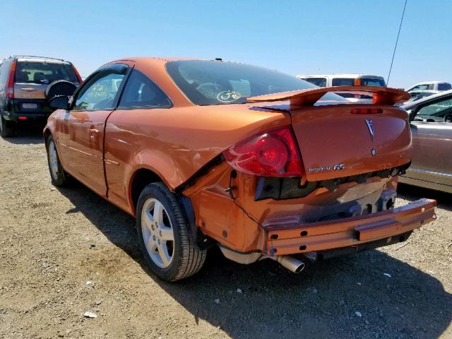 1G2AL15F377278170 - 2007 PONTIAC G5 ORANGE photo 3