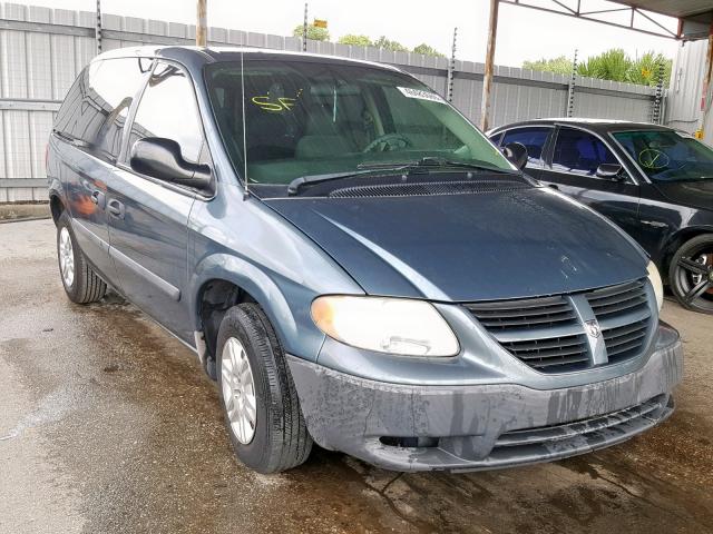 1D4GP25B86B592392 - 2006 DODGE CARAVAN SE GREEN photo 1