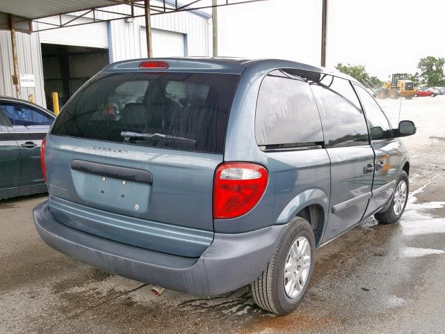 1D4GP25B86B592392 - 2006 DODGE CARAVAN SE GREEN photo 4