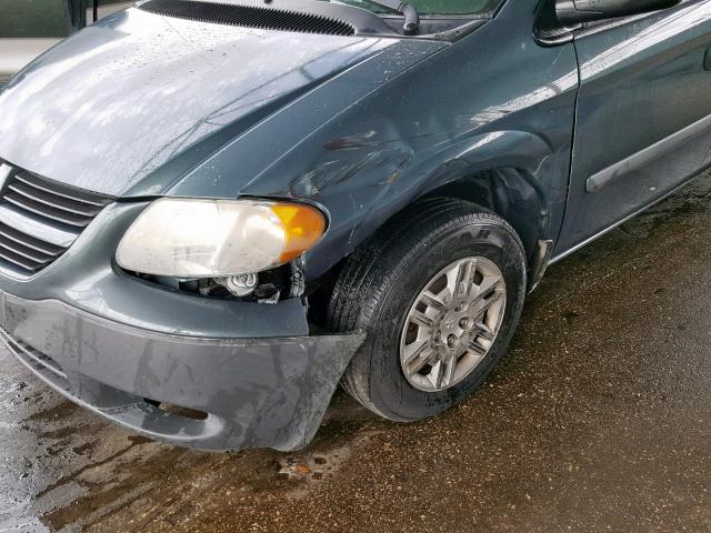 1D4GP25B86B592392 - 2006 DODGE CARAVAN SE GREEN photo 9