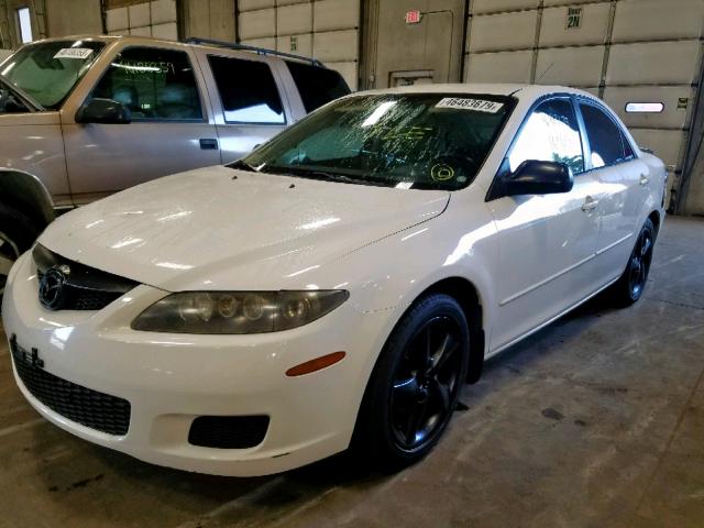 1YVHP80D865M41929 - 2006 MAZDA 6 S WHITE photo 2