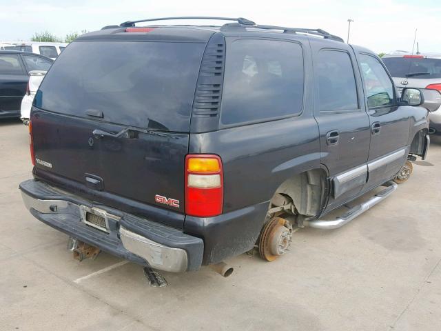 1GKEC13Z13R268430 - 2003 GMC YUKON BLACK photo 4