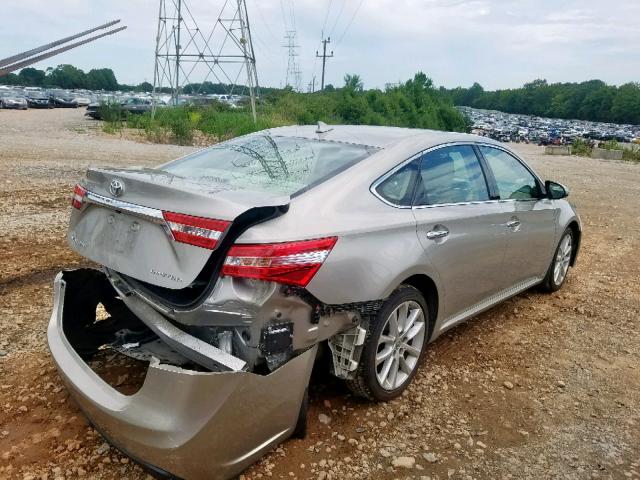 4T1BK1EB5DU032374 - 2013 TOYOTA AVALON BAS GOLD photo 4