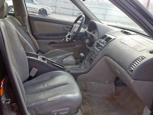 JN1CA31A01T316312 - 2001 NISSAN MAXIMA GXE BLACK photo 5