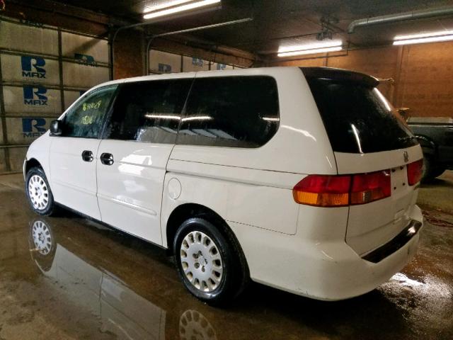 5FNRL18513B007890 - 2003 HONDA ODYSSEY LX WHITE photo 3