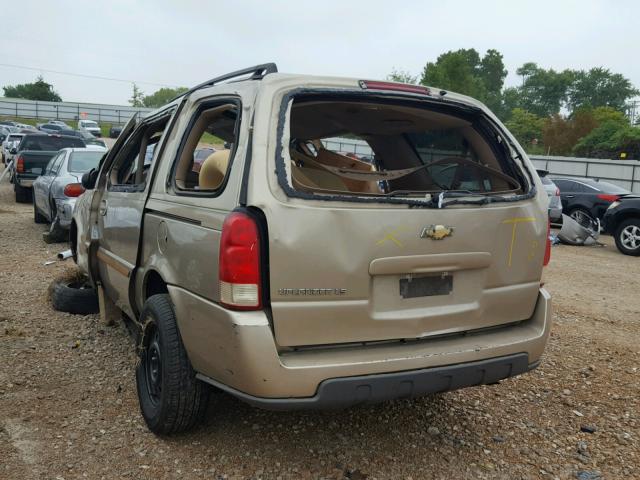 1GNDV23L25D245930 - 2005 CHEVROLET UPLANDER L GOLD photo 3