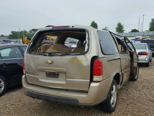 1GNDV23L25D245930 - 2005 CHEVROLET UPLANDER L GOLD photo 4