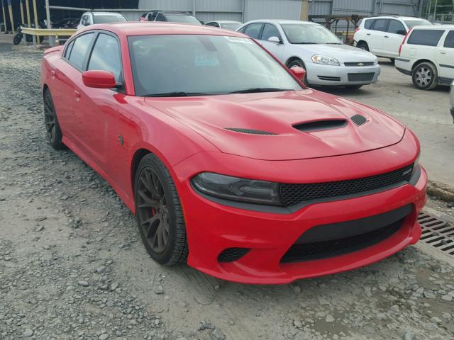 2C3CDXL92GH172738 - 2016 DODGE CHARGER SR RED photo 1