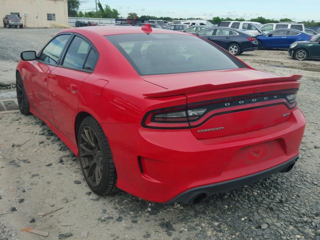 2C3CDXL92GH172738 - 2016 DODGE CHARGER SR RED photo 3