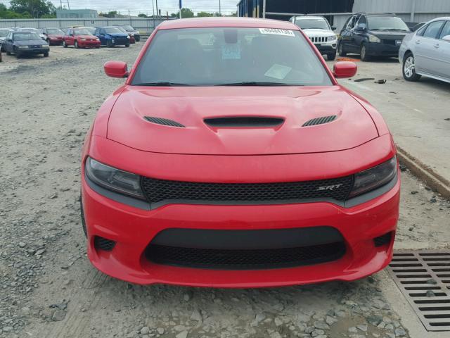 2C3CDXL92GH172738 - 2016 DODGE CHARGER SR RED photo 9