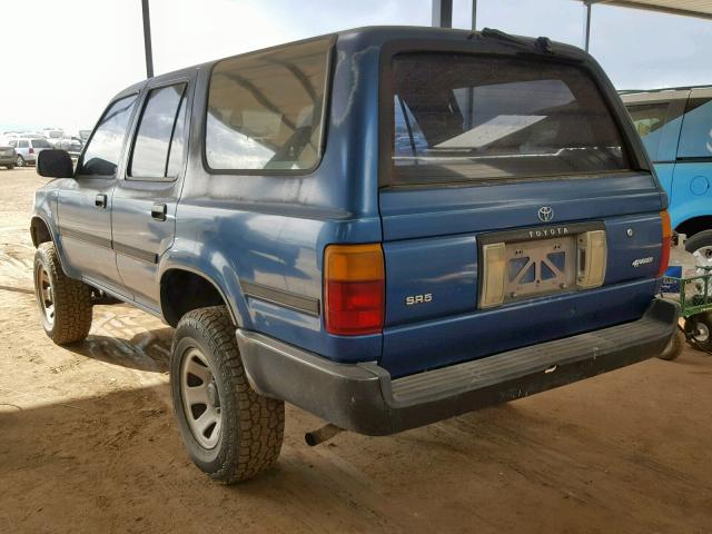 JT3RN37W0N0010477 - 1992 TOYOTA 4RUNNER RN BLUE photo 3