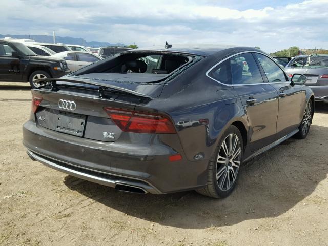 WAU2GAFC3GN150853 - 2016 AUDI A7 PRESTIG CHARCOAL photo 4