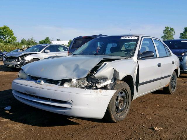 1Y1SK528X2Z408356 - 2002 CHEVROLET GEO PRIZM SILVER photo 2