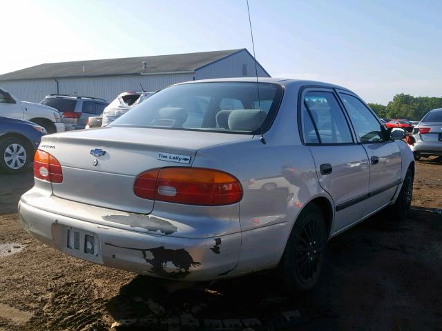 1Y1SK528X2Z408356 - 2002 CHEVROLET GEO PRIZM ვერცხლისფერი ფოტო 4