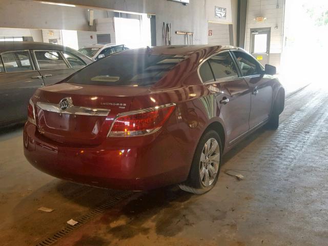 1G4GC5EG6AF224232 - 2010 BUICK LACROSSE C MAROON photo 4