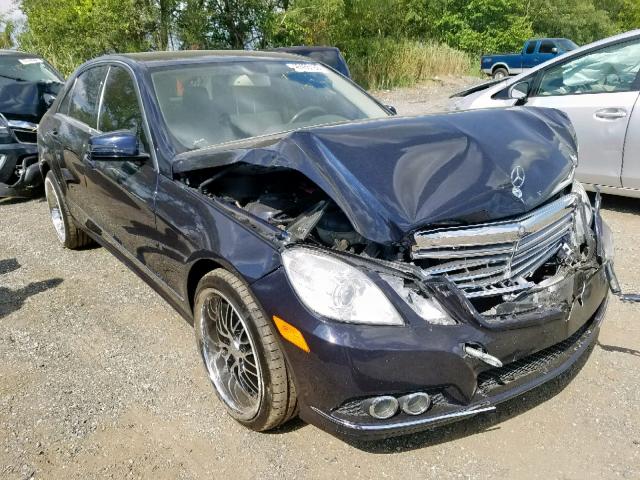 WDDHF5GBXAA050525 - 2010 MERCEDES-BENZ E 350 BLUE photo 1