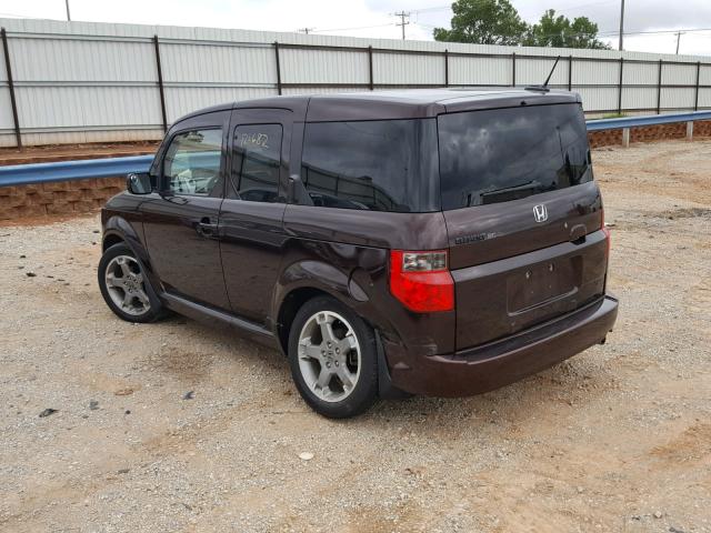 5J6YH18968L010119 - 2008 HONDA ELEMENT SC BURGUNDY photo 9