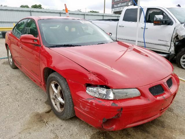 1G2WP52K93F122640 - 2003 PONTIAC GRAND PRIX RED photo 1